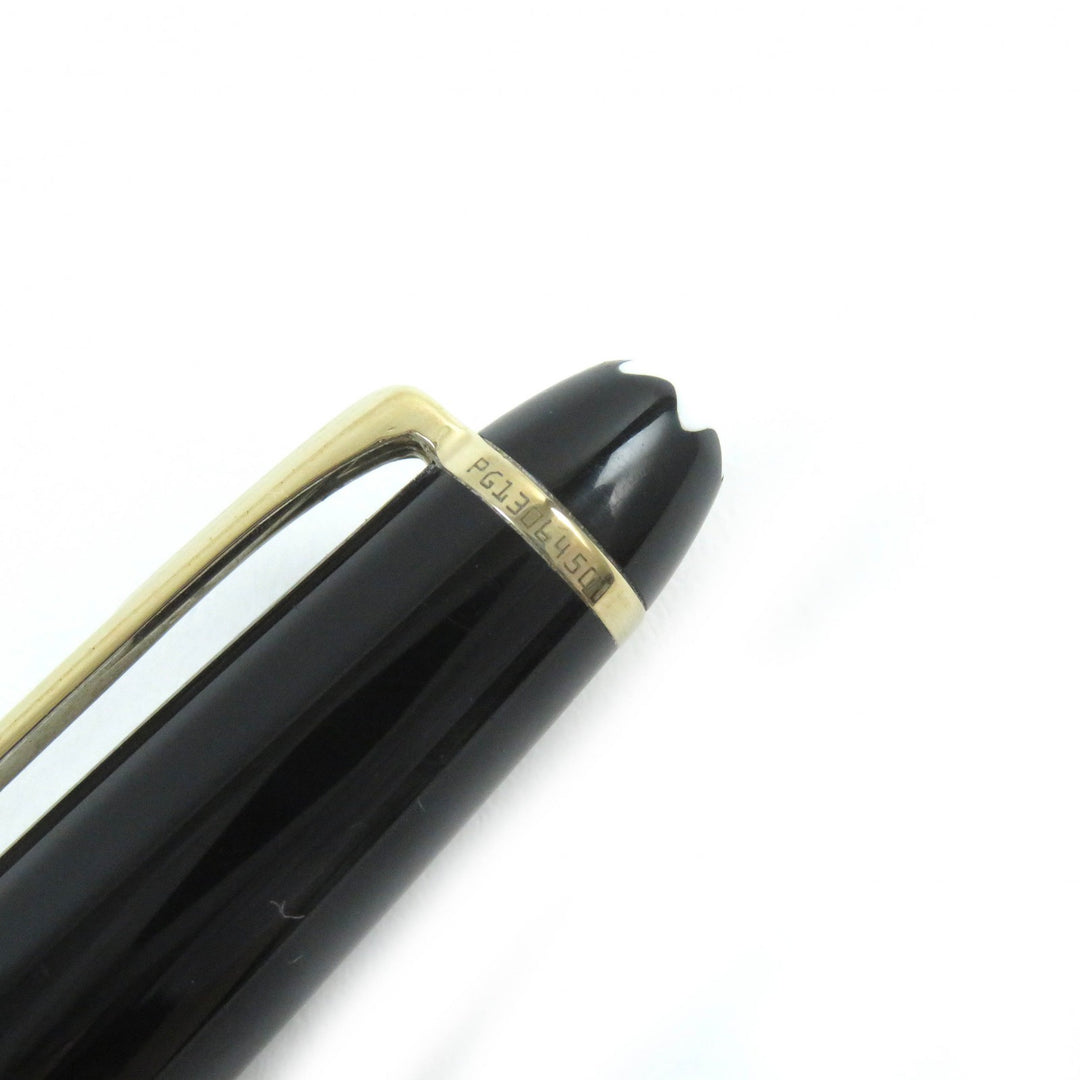 Very Good MONTBLANC fountain pen Meisterstück Classic white star black K14 mens