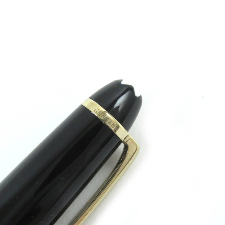 Very Good MONTBLANC fountain pen Meisterstück Classic white star black K14 mens