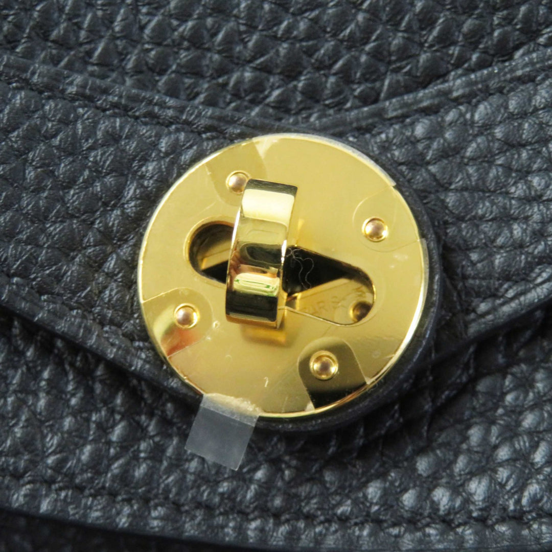 Excellent HERMES Shoulder Bag Lindy 30 Taurillon Clemence black Women