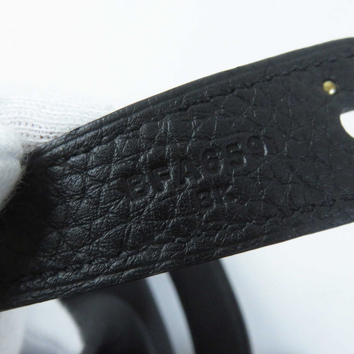 Excellent HERMES Shoulder Bag Lindy 30 Taurillon Clemence black Women