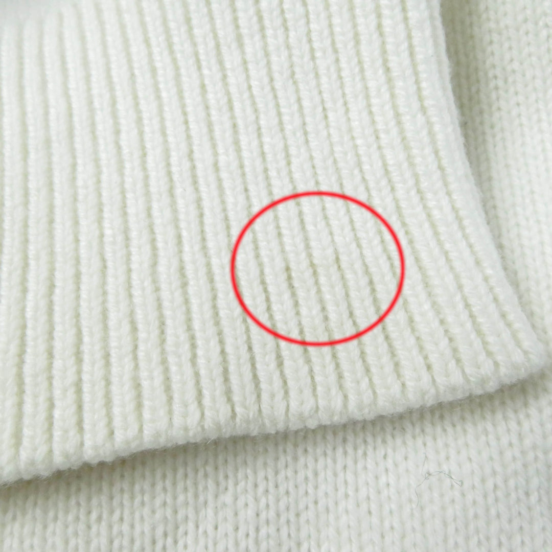 Excellent GIVENCHY knit 4G Logo Long Sleeve Ivory cashmere Women M BW908N4ZEQ