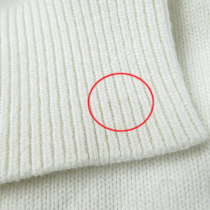 Excellent GIVENCHY knit 4G Logo Long Sleeve Ivory cashmere Women M BW908N4ZEQ