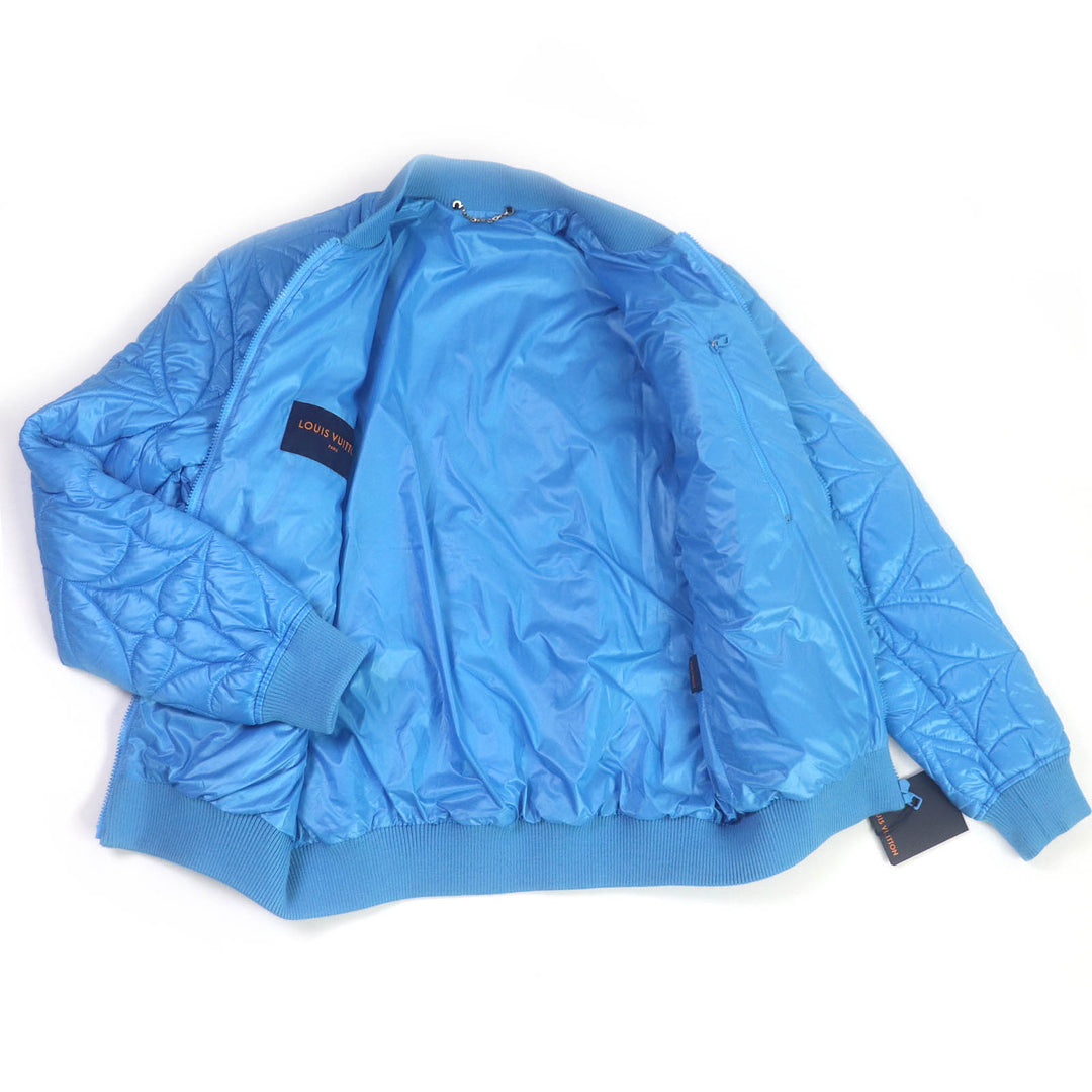 Pristine LOUIS VUITTON Blouson LV Staples Edition Monogram Flower Quilted 46