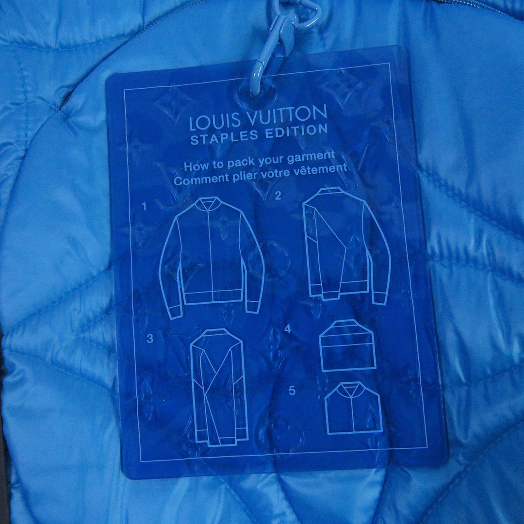 Discounted Pristine LOUIS VUITTON Blouson LV Staples Edition Monogram Flower Quilted 46