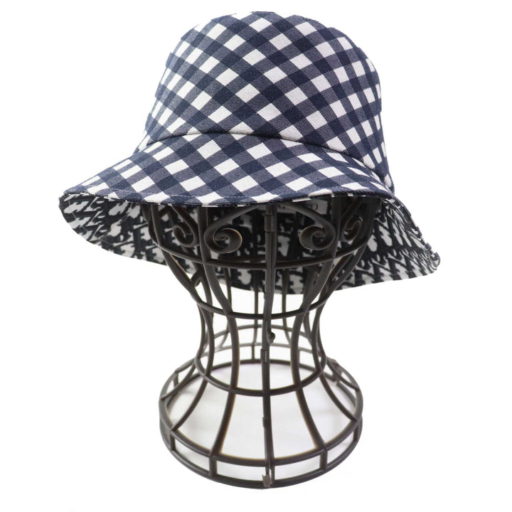 Excellent Christian Dior hat D-LITTLE Oblique reversible 57 22VIC923I130