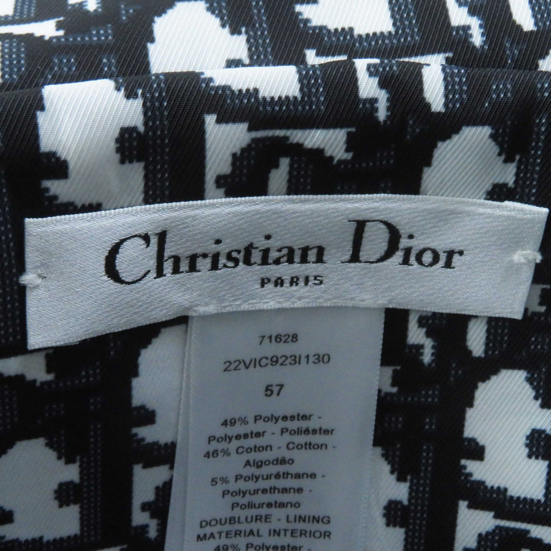 Excellent Christian Dior hat D-LITTLE Oblique reversible 57 22VIC923I130