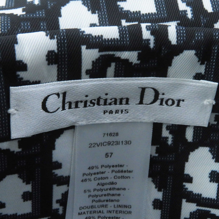 Excellent Christian Dior hat D-LITTLE Oblique reversible 57 22VIC923I130