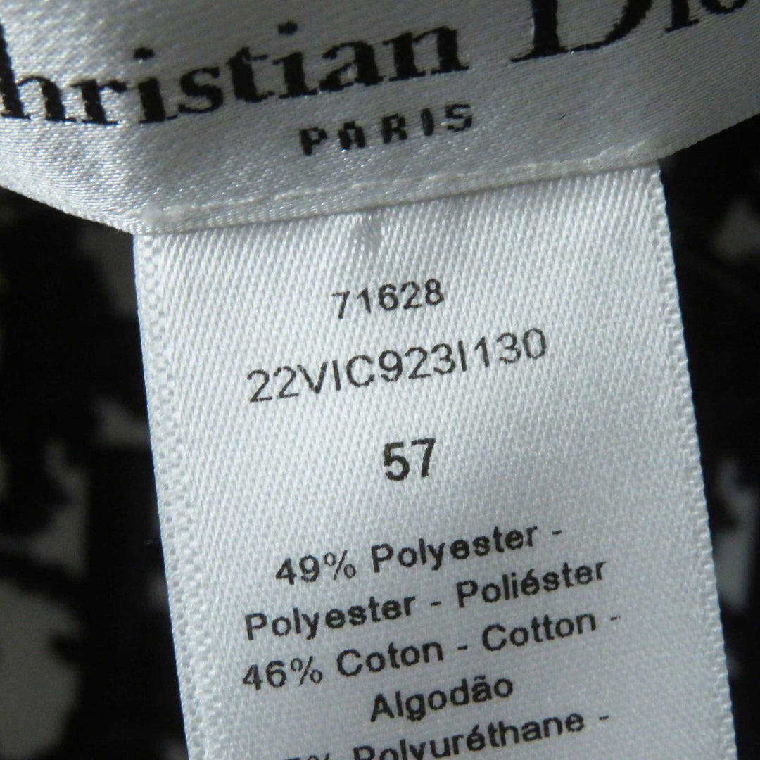 Excellent Christian Dior hat D-LITTLE Oblique reversible 57 22VIC923I130