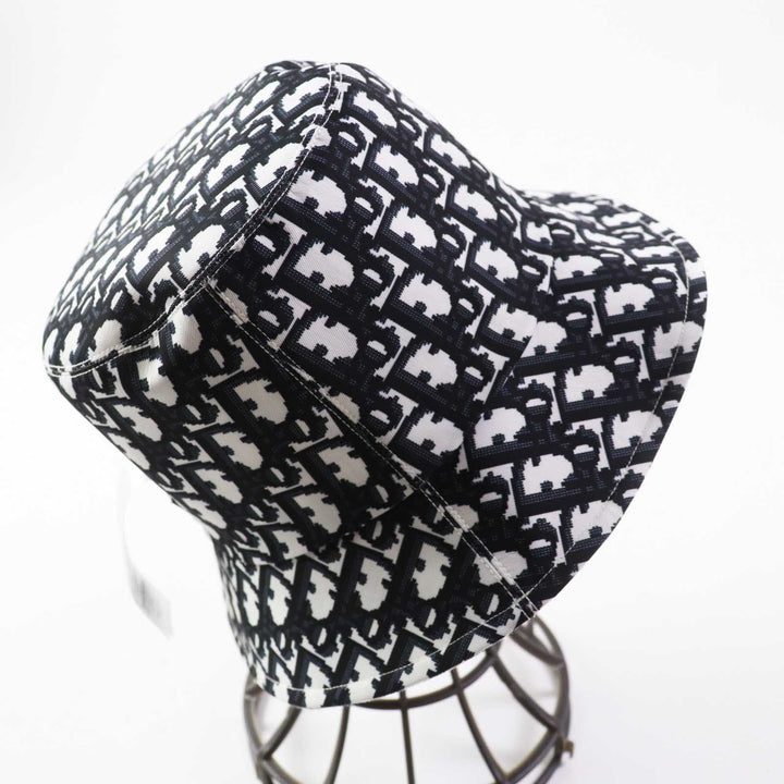 Excellent Christian Dior hat D-LITTLE Oblique reversible 57 22VIC923I130
