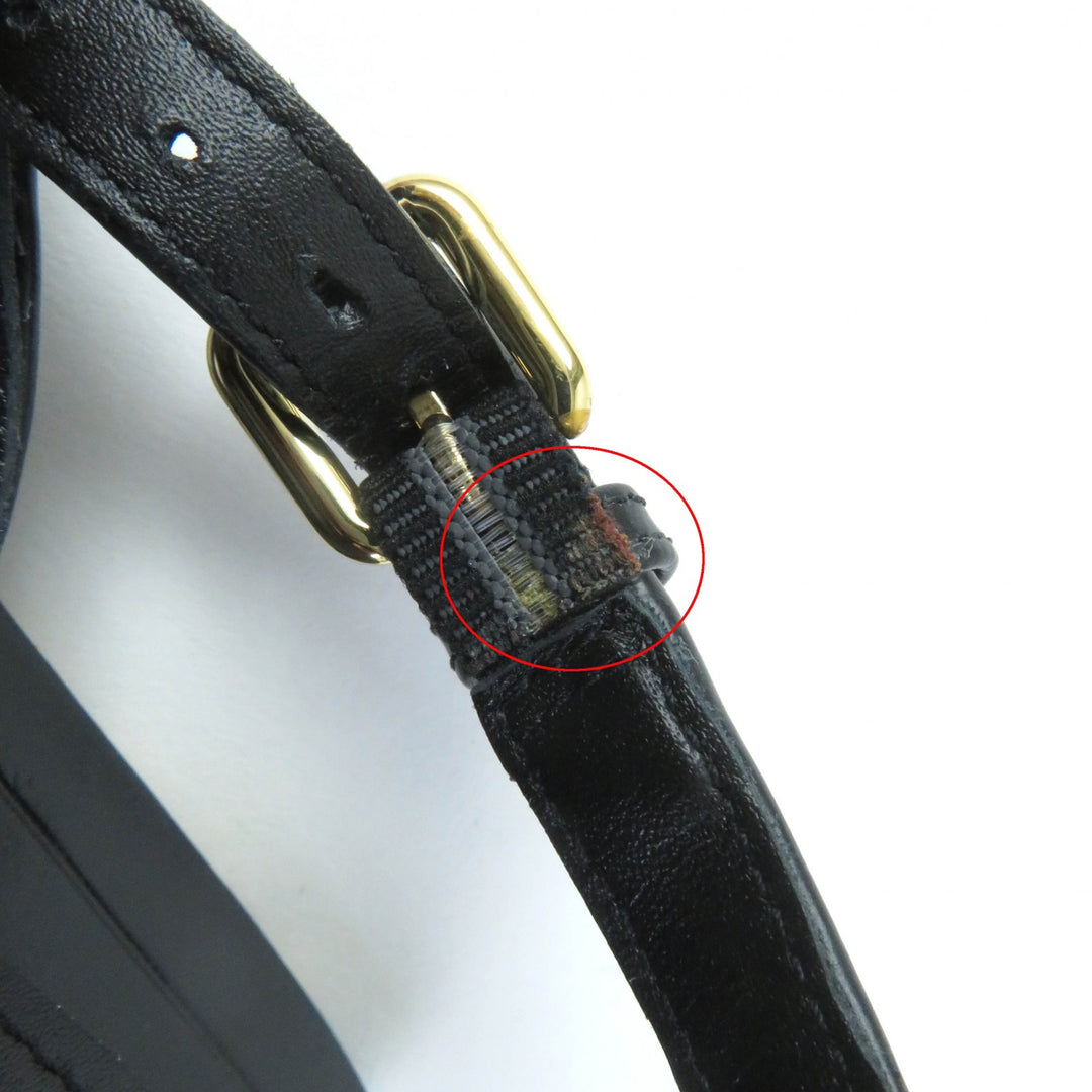 Excellent LOUIS VUITTON Sandals Monogram Metal Ribbon Design leather Women 36.5
