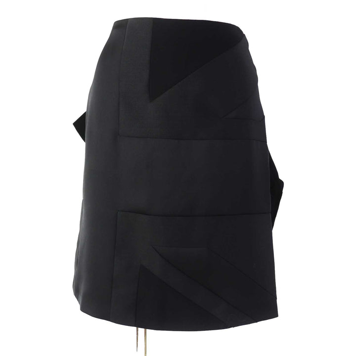 Pristine BURBERRY skirt black polyester Women 34 8046842