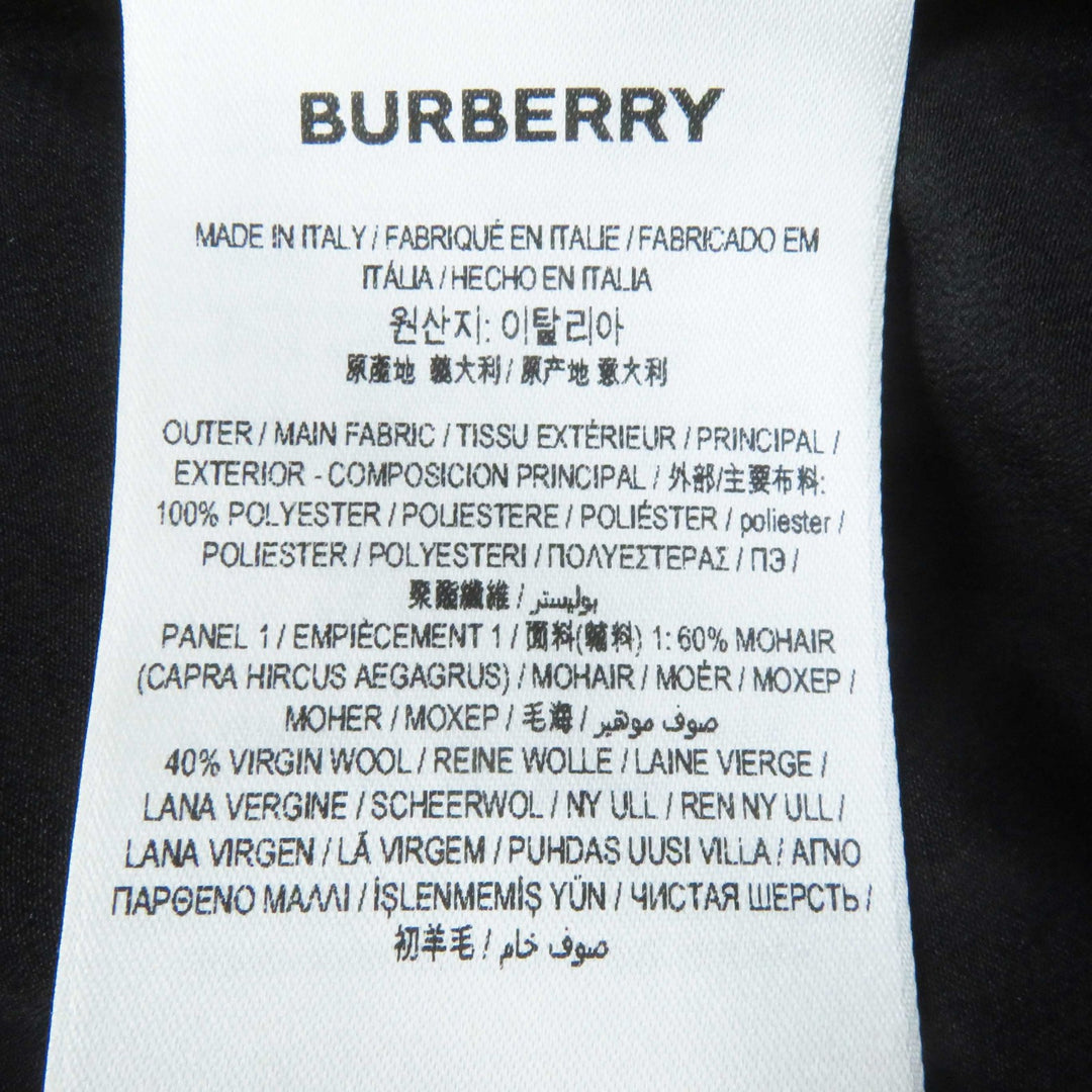 Pristine BURBERRY skirt black polyester Women 34 8046842