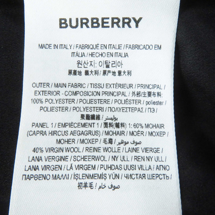 Pristine BURBERRY skirt black polyester Women 34 8046842