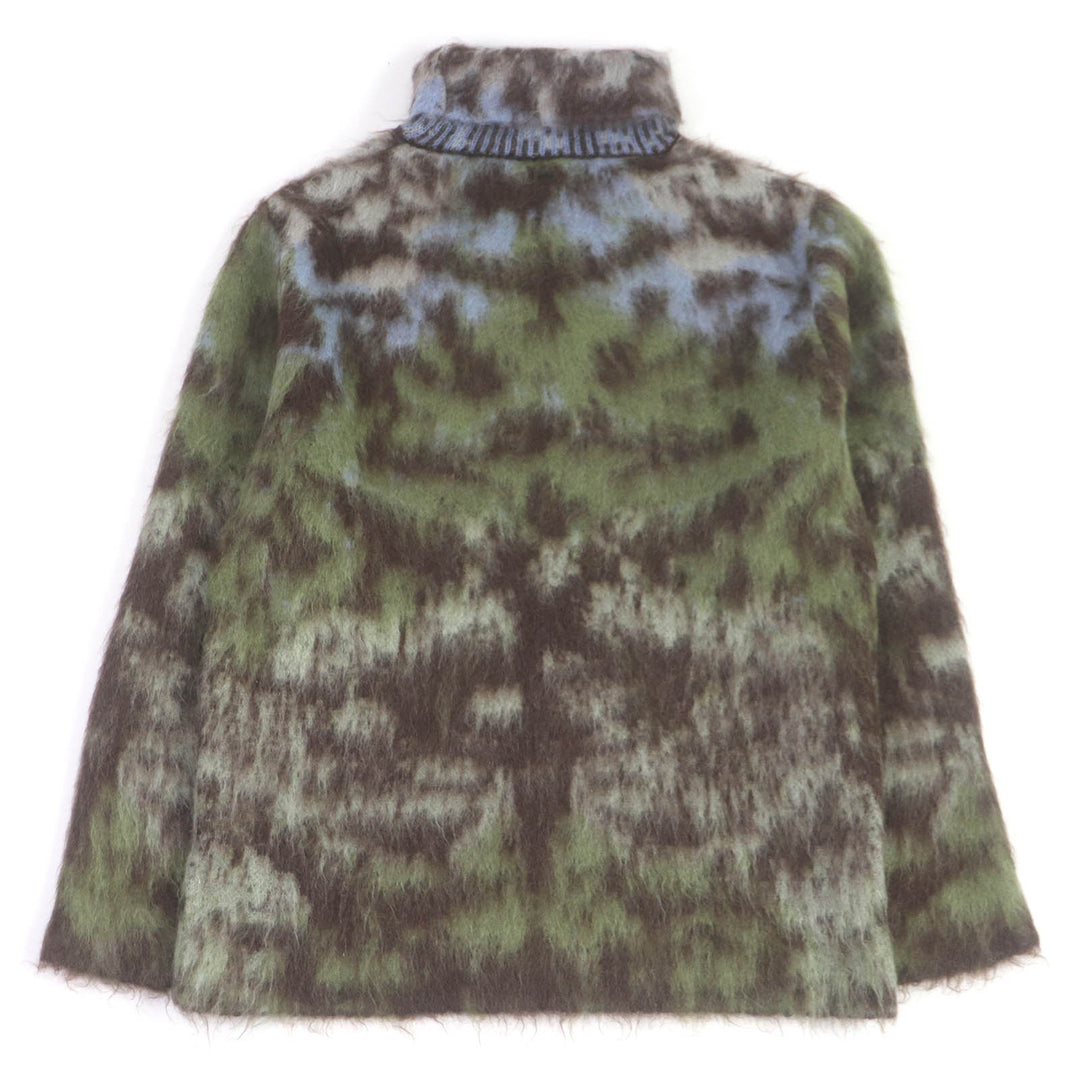 Excellent LOUIS VUITTON sweater LV Circle Logo Metal All-over Print Knit mohair mens M