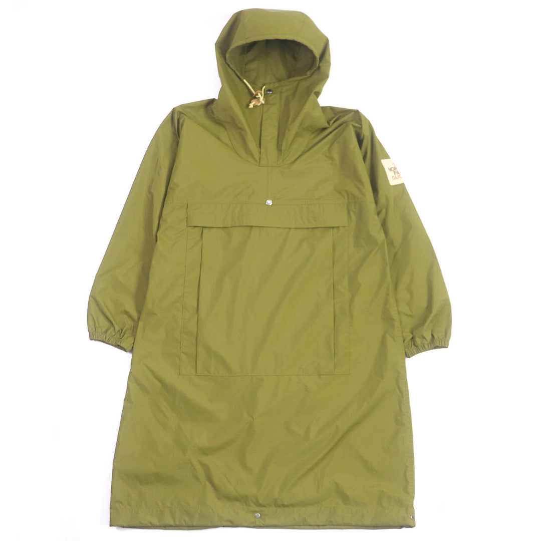 Pristine GUCCI×THE NORTH FACE coat hooded anorak parka rain khaki mens XS 648874