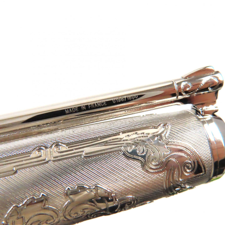 Discounted Pristine Dupont fountain pen Wild West 198/1500 Black Silver K14 mens