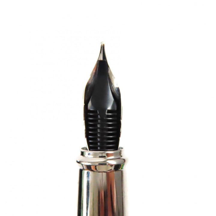 Discounted Pristine Dupont fountain pen Wild West 198/1500 Black Silver K14 mens