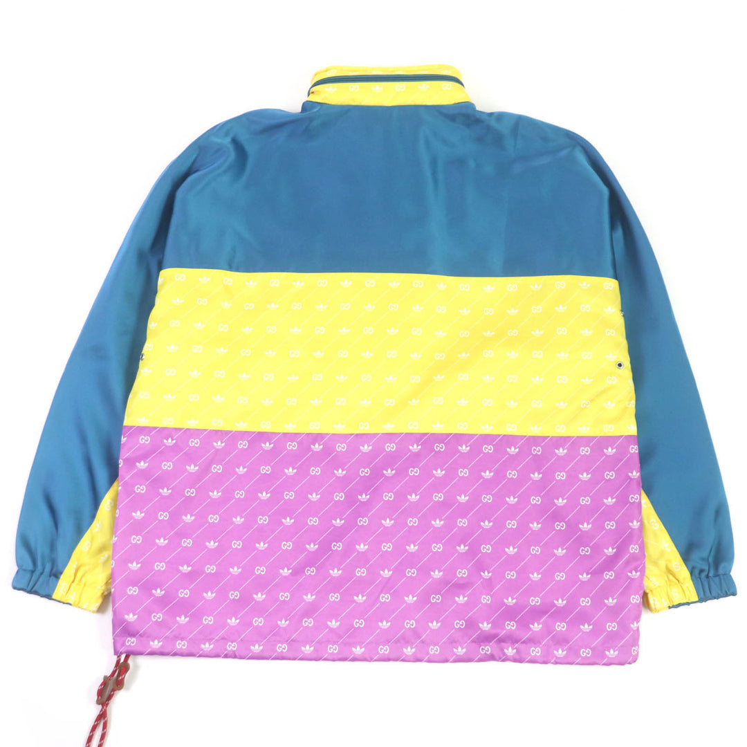 Pristine GUCCI×adidas Blouson Trefoil print anorak parka multicolor 52 691429