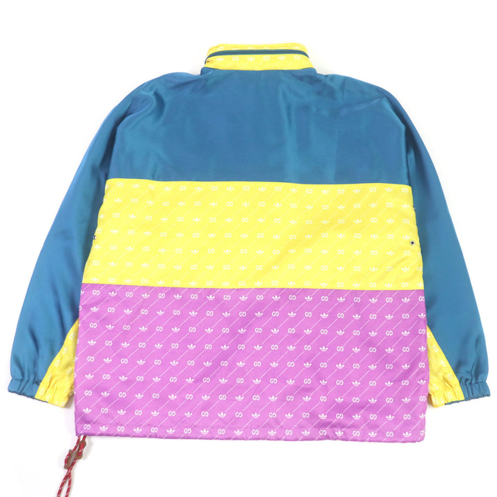 Pristine GUCCI×adidas Blouson Trefoil print anorak parka multicolor 52 691429