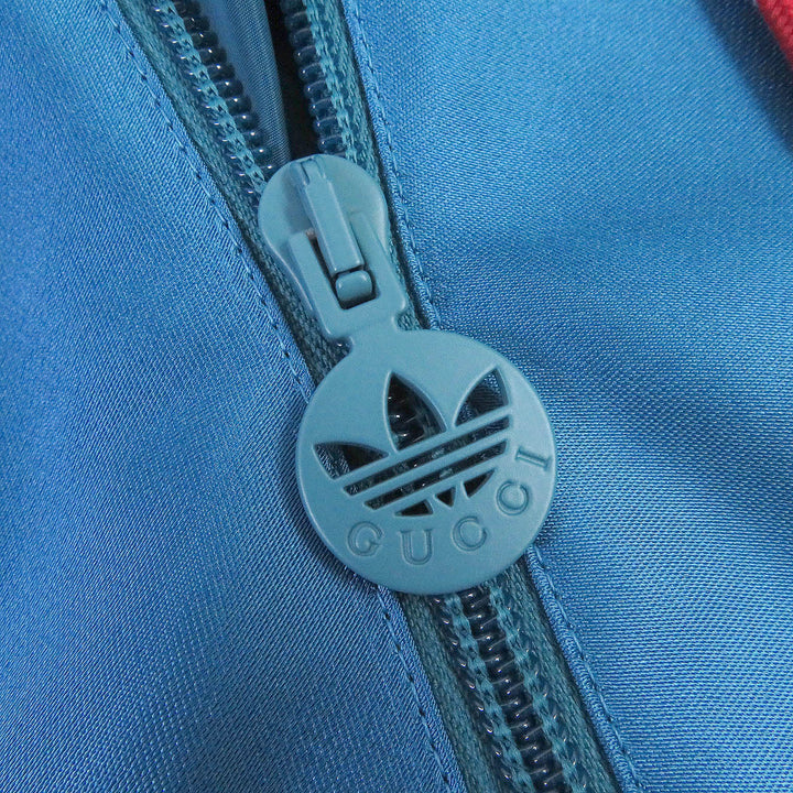 Pristine GUCCI×adidas Blouson Trefoil print anorak parka multicolor 52 691429