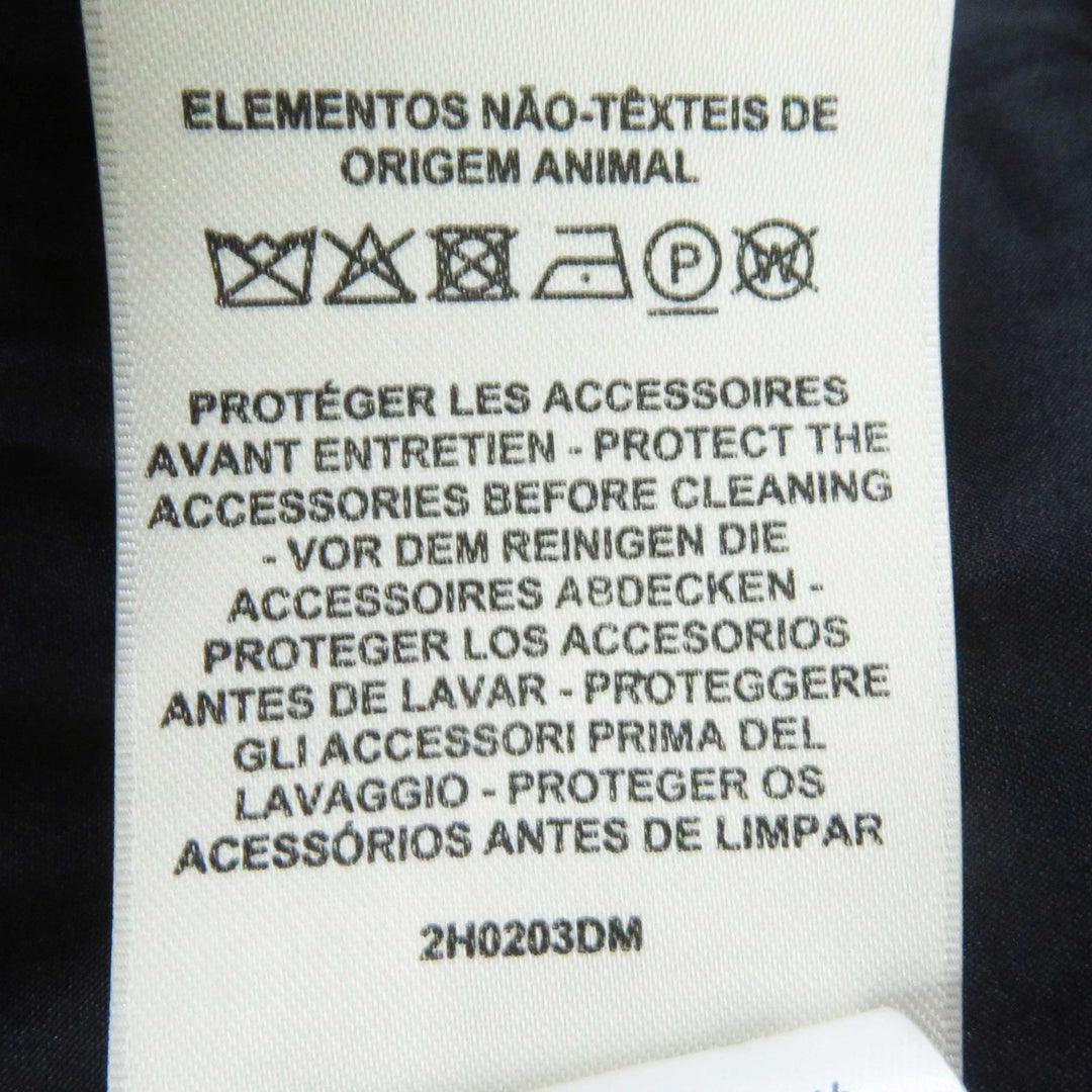 Excellent HERMES Jacket Zip up black wool Women 36 2H0203DM