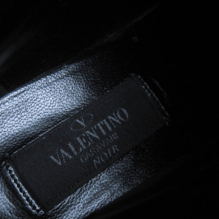 Great Valentino Garavani short boots Leather with Rockstuds black leather Women