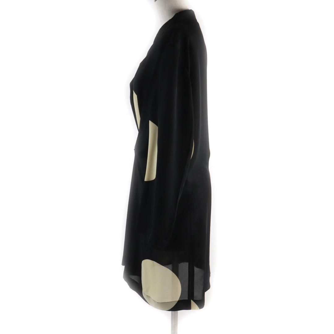 Excellent COMME des GARCONS coat Lilith period 1992AW Archive discharge printing Black S