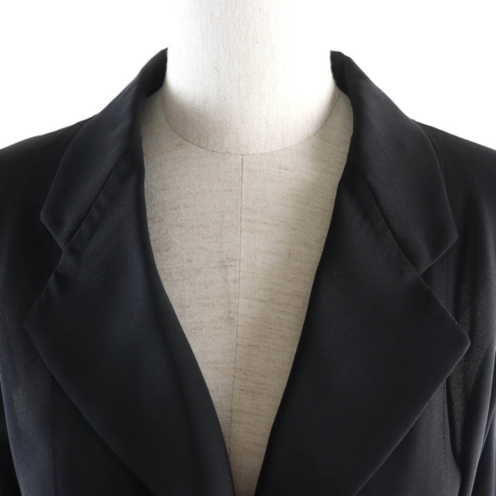 Excellent COMME des GARCONS coat Lilith period 1992AW Archive discharge printing Black S