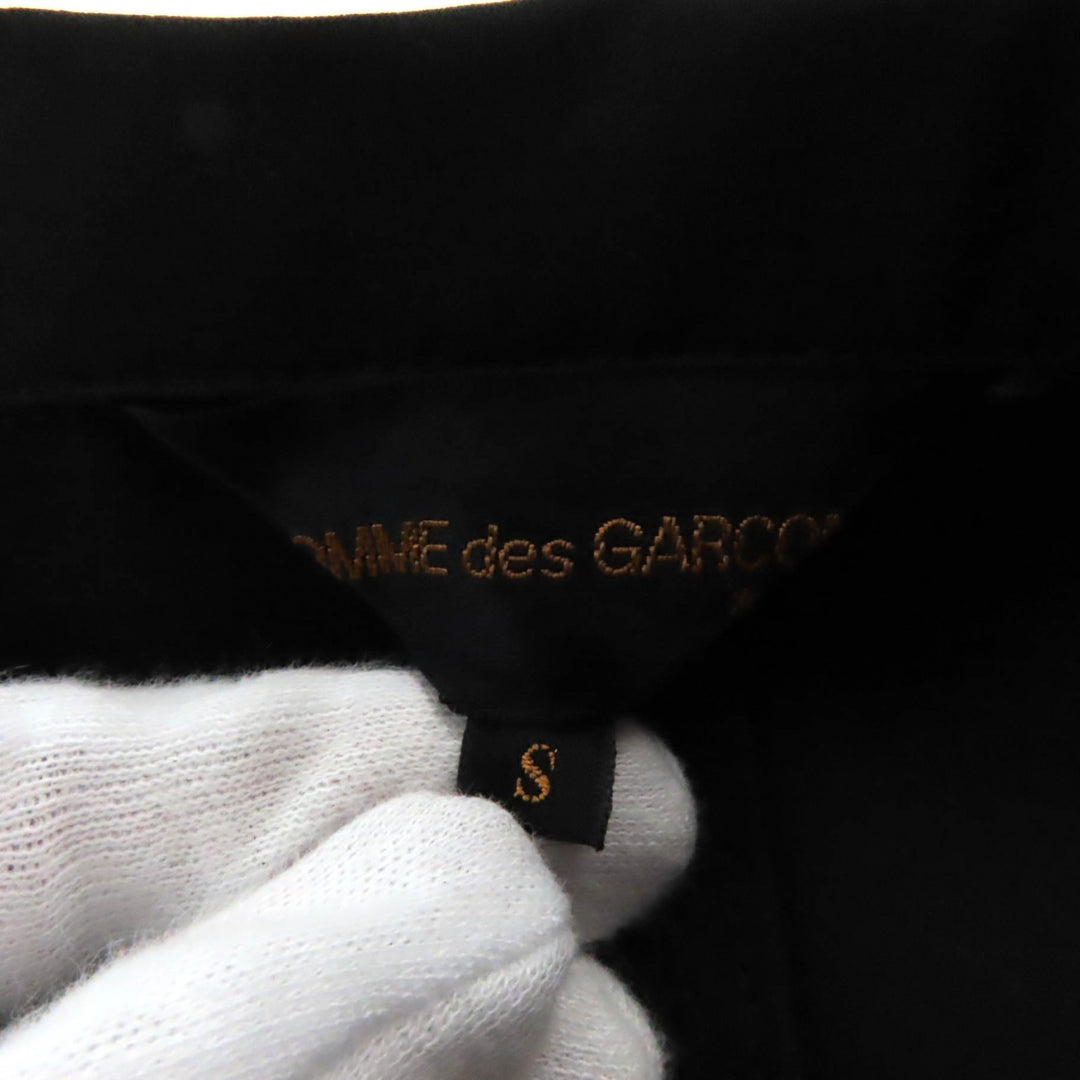 Excellent COMME des GARCONS coat Lilith period 1992AW Archive discharge printing Black S