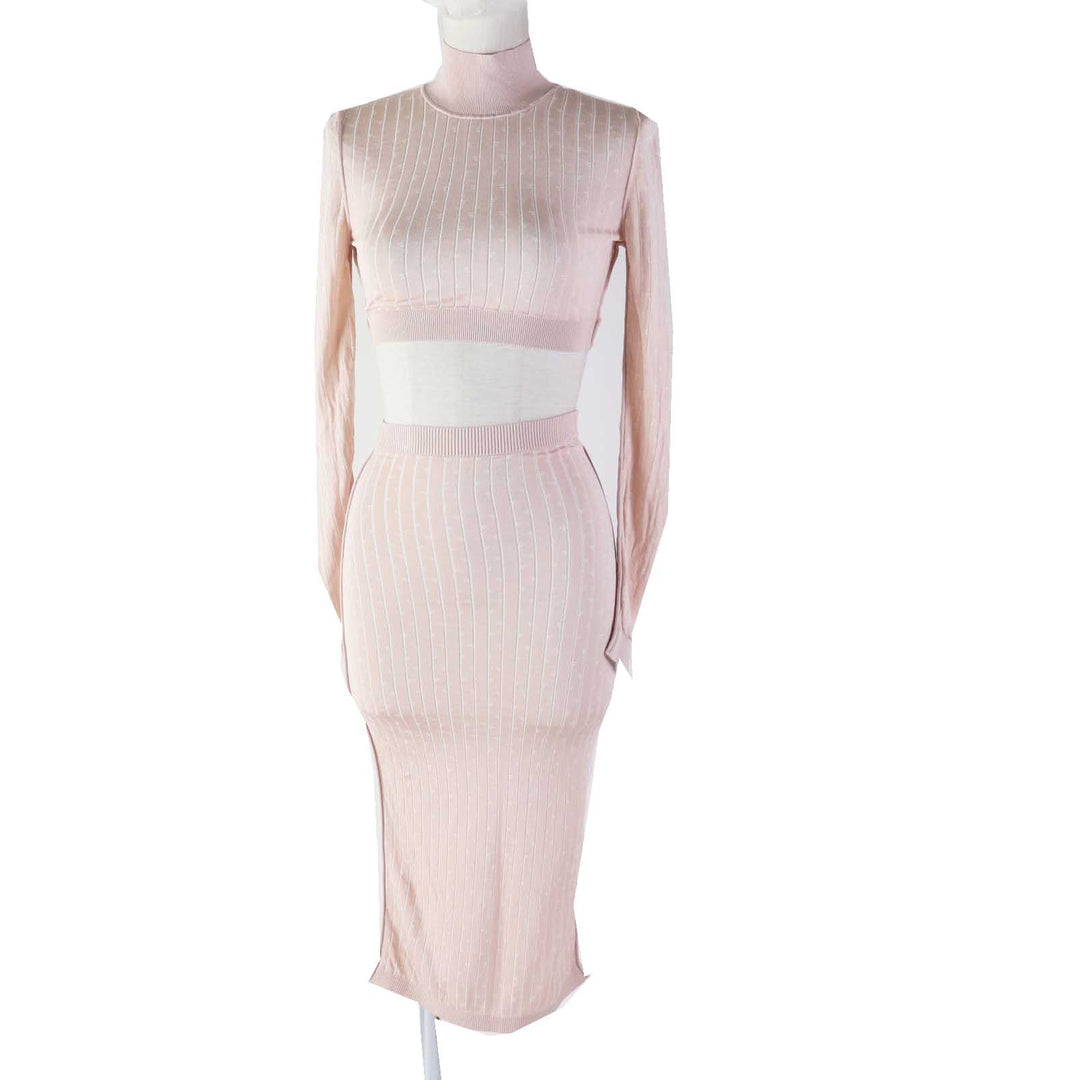 Great FENDI setup Light pink Rayon Women 36 FZX834／FZQ689