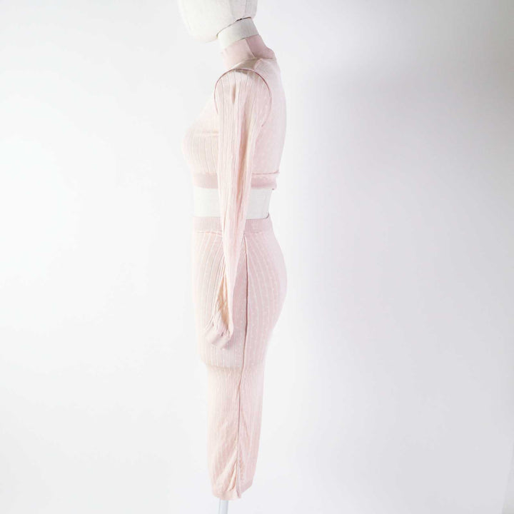 Great FENDI setup Light pink Rayon Women 36 FZX834／FZQ689