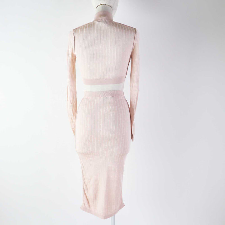Great FENDI setup Light pink Rayon Women 36 FZX834／FZQ689