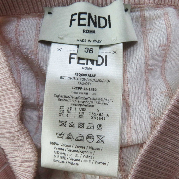Great FENDI setup Light pink Rayon Women 36 FZX834／FZQ689