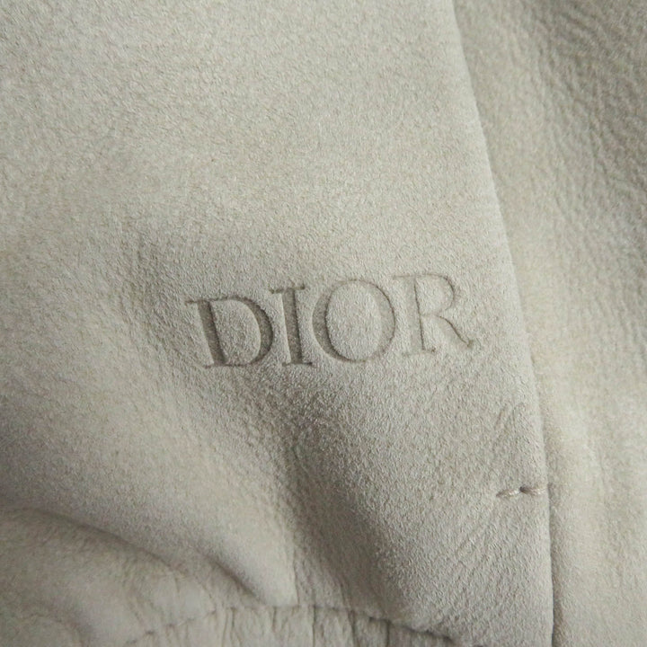 Pristine DIOR leather jacket Back logo, oblique back leather 48 293L439A0471