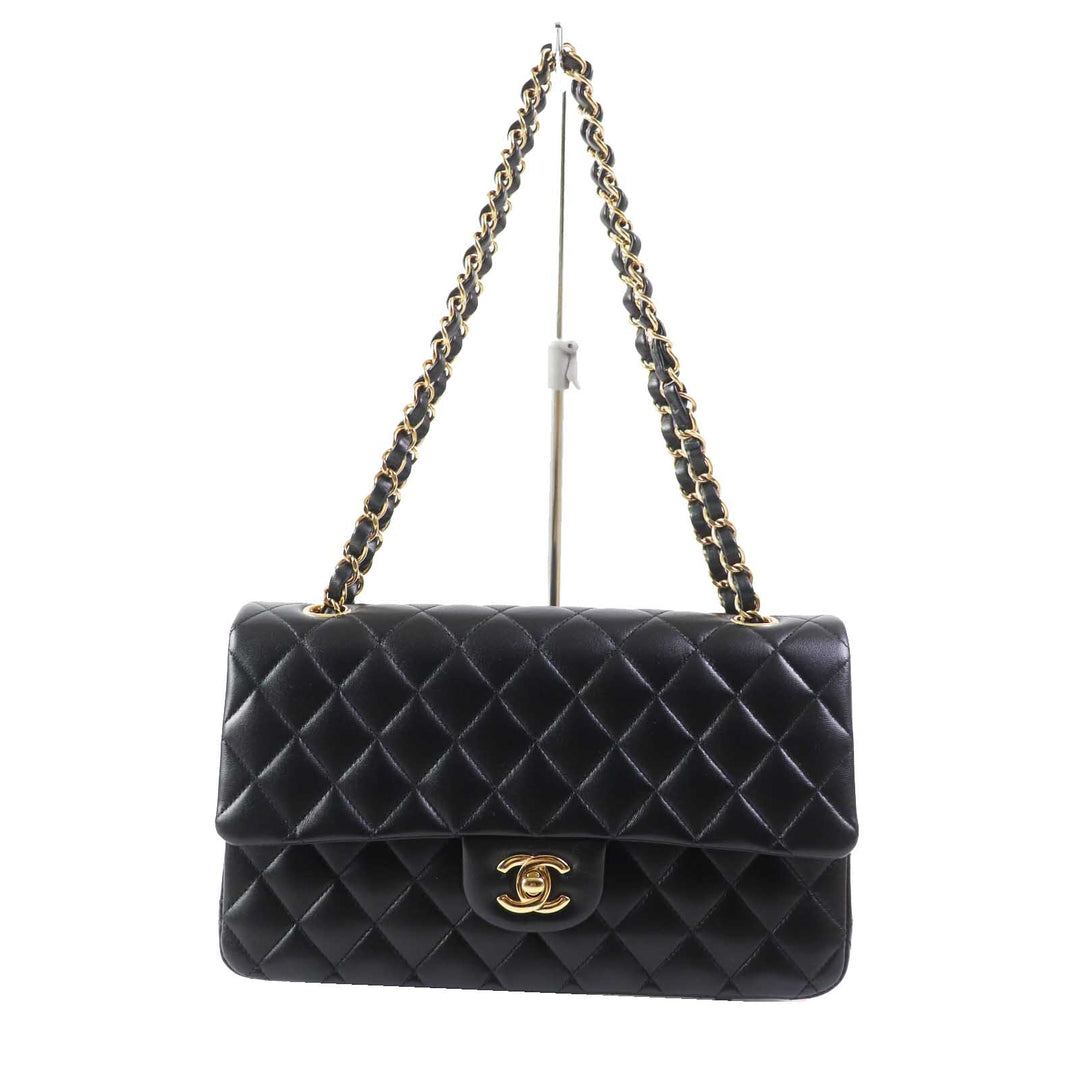 Excellent CHANEL Shoulder Bag Matrasse 25 Random Serial Double Flap A01112