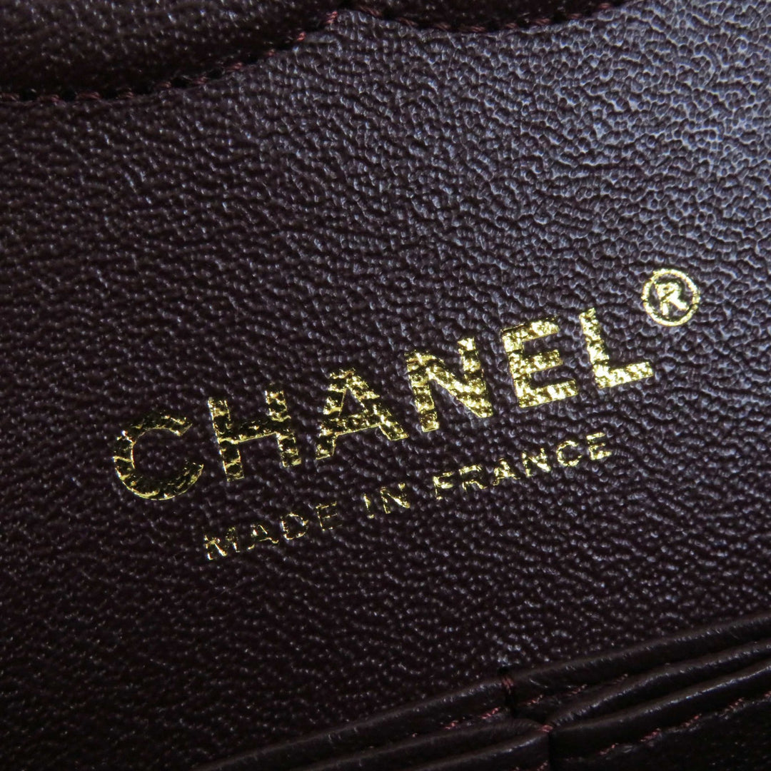 Excellent CHANEL Shoulder Bag Matrasse 25 Random Serial Double Flap A01112