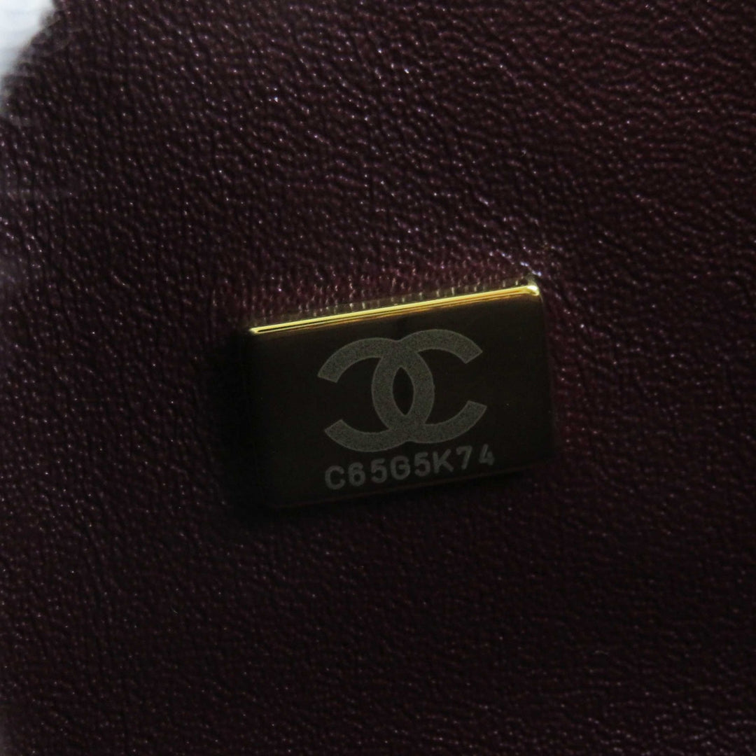 Excellent CHANEL Shoulder Bag Matrasse 25 Random Serial Double Flap A01112