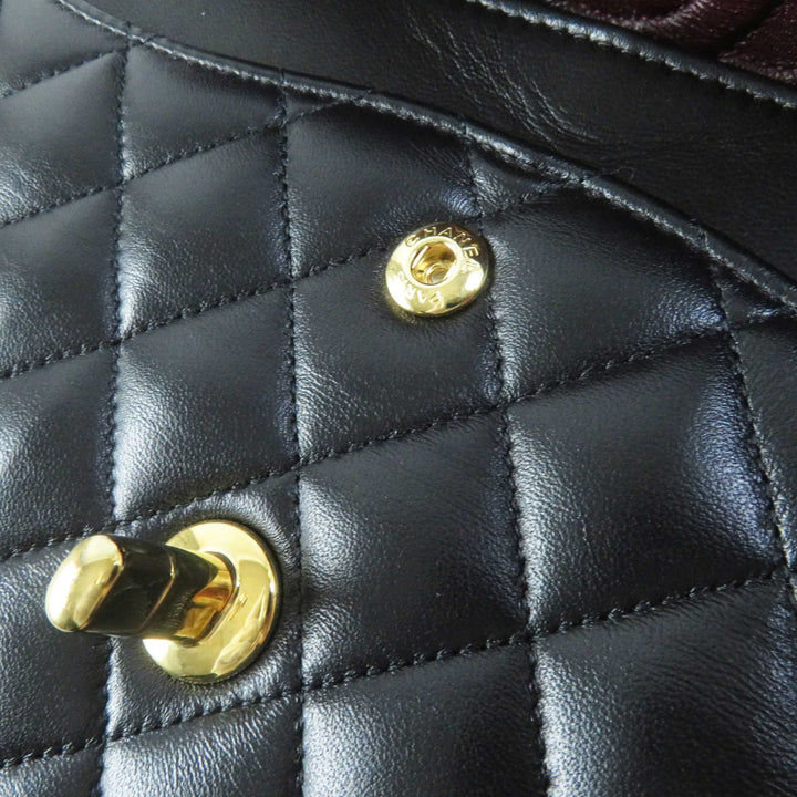 Excellent CHANEL Shoulder Bag Matrasse 25 Random Serial Double Flap A01112