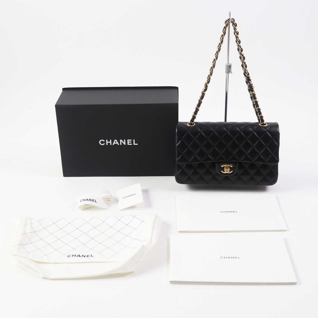Excellent CHANEL Shoulder Bag Matrasse 25 Random Serial Double Flap A01112