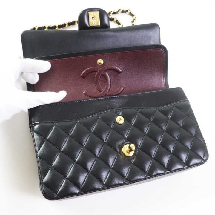 Excellent CHANEL Shoulder Bag Matrasse 25 Random Serial Double Flap A01112