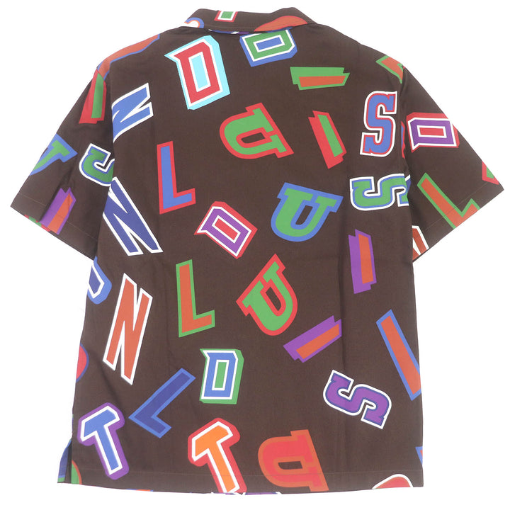 Pristine LOUIS VUITTON Short sleeve shirt NBA Collaboration Basketball Letter