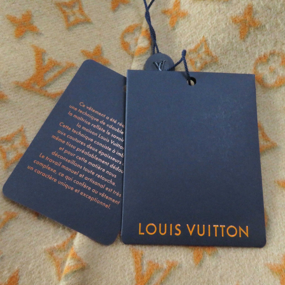Pristine LOUIS VUITTON coat Removable collar double face coat wool 36 1ABQP2