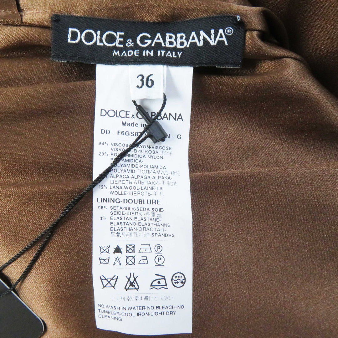 Pristine DOLCE&GABBANA one piece Lace x Check Docking black Rayon Women 36