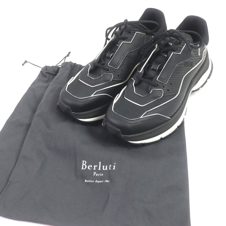 Pristine BERLUTI Low cut sneakers Gravity black mens 10