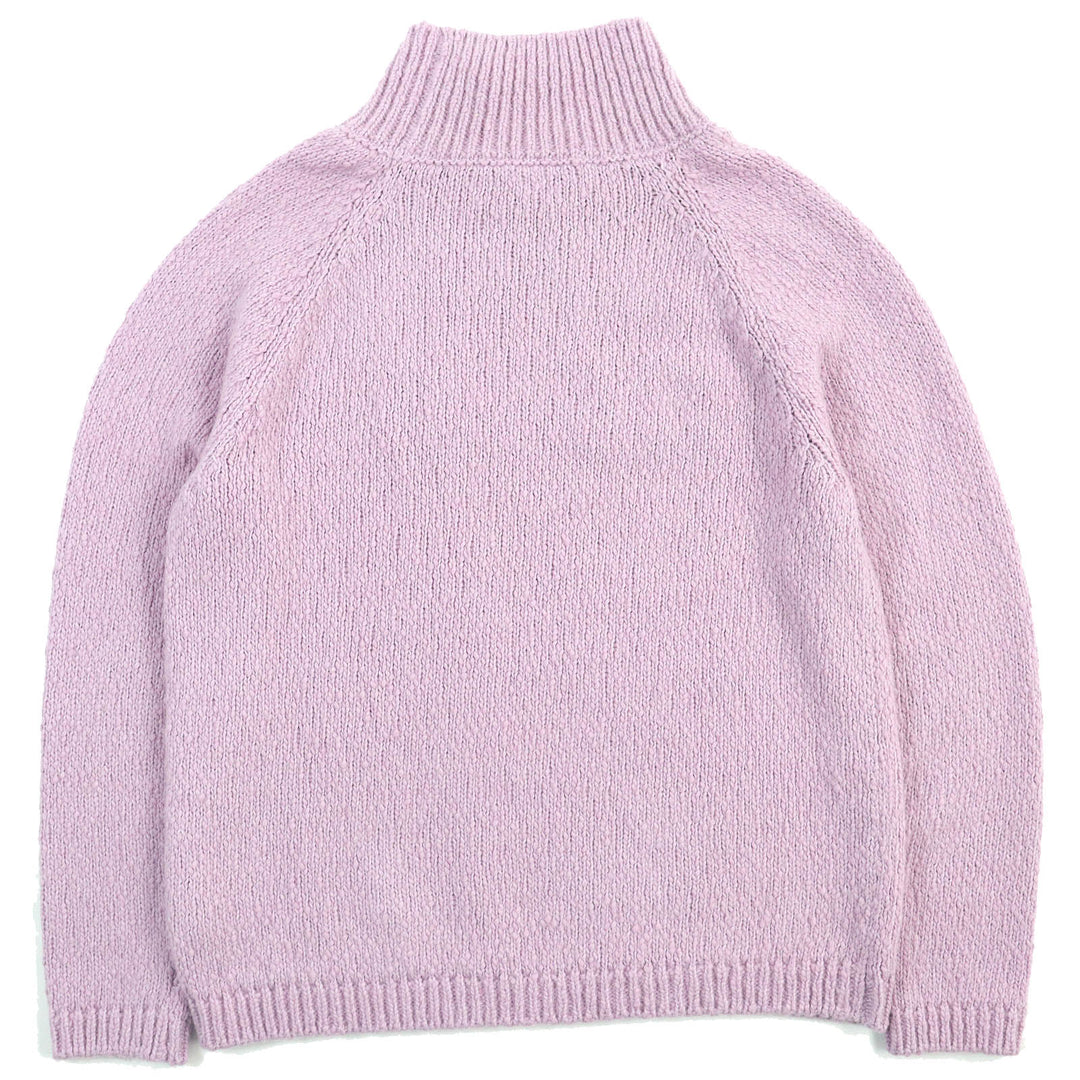 Excellent DIOR knit Hologram high neck low gauge Purple green wool mens XL