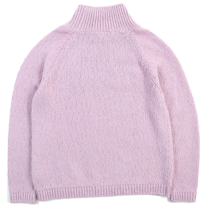 Excellent DIOR knit Hologram high neck low gauge Purple green wool mens XL