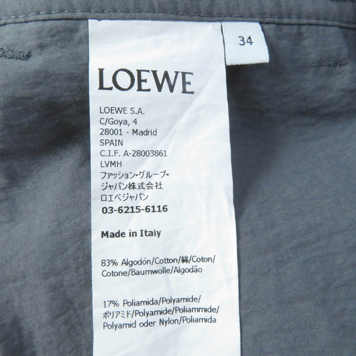 Excellent LOEWE Other bottoms Design pants gray cotton Women 34 S540Y04XAV