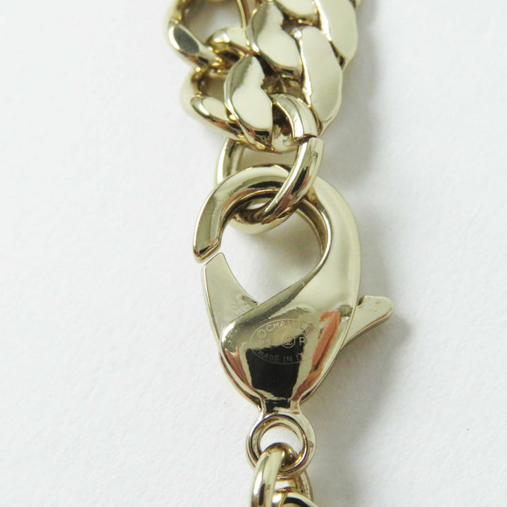 CHANEL Necklace Metal Strass gold Women ABD019 B24P