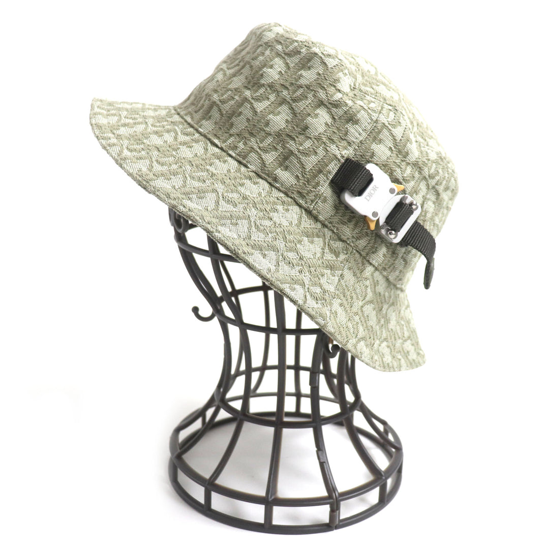 Pristine DIOR hat Oblique All-over print, roller-equipped jacquard mens S 293C906J5763