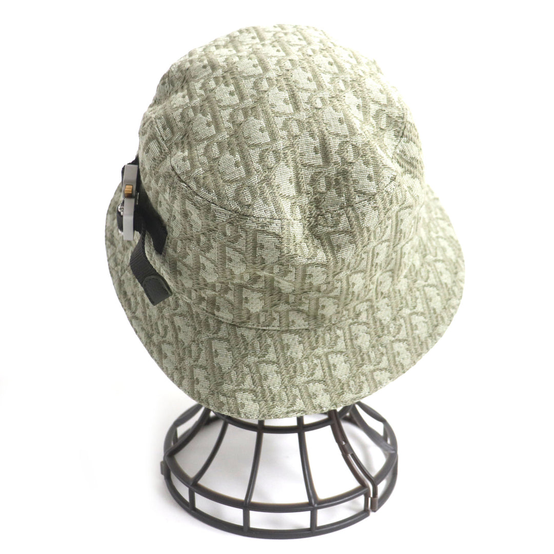 Pristine DIOR hat Oblique All-over print, roller-equipped jacquard mens S 293C906J5763